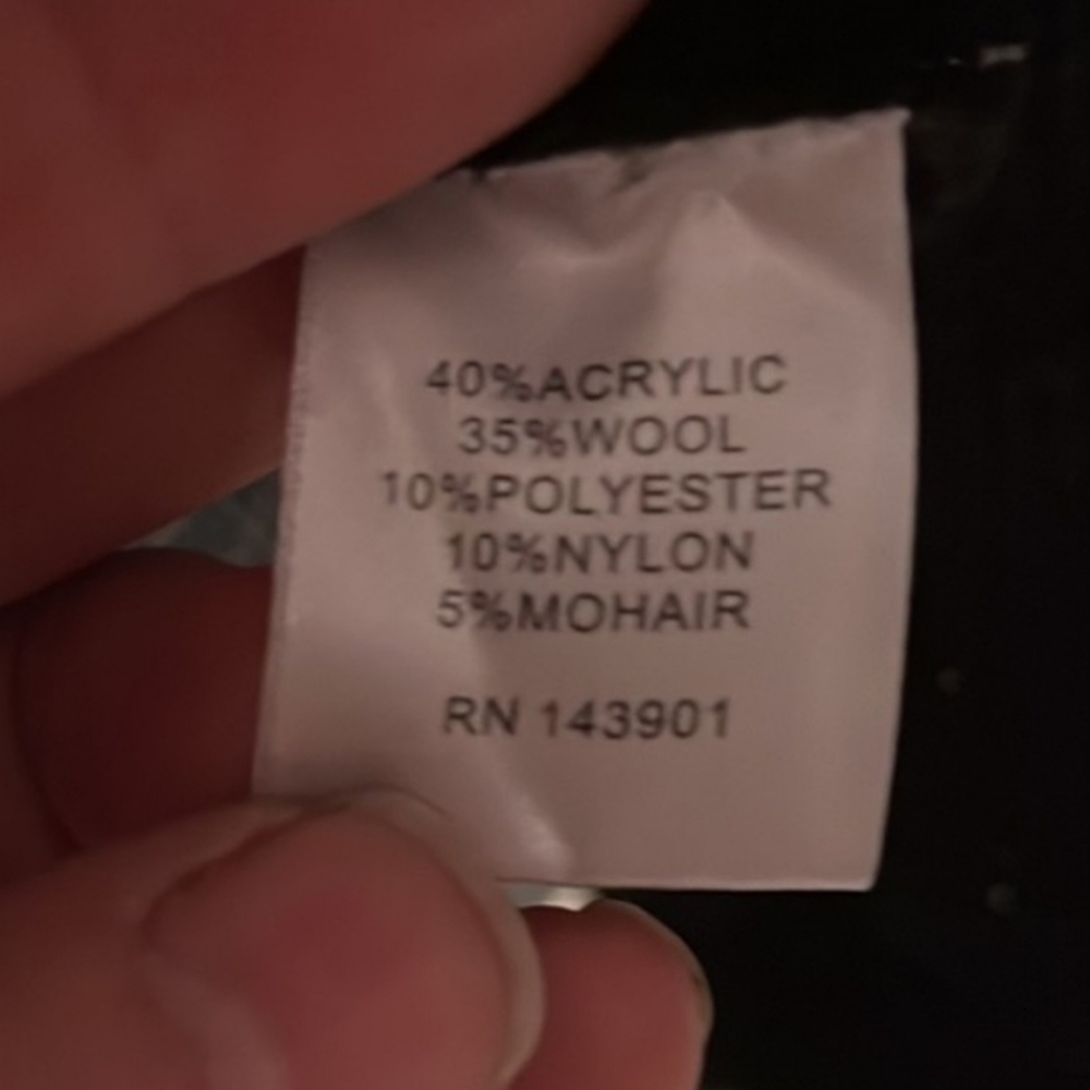 Coco + Carmen Black Sweater With Patchwork Embroi… - image 4